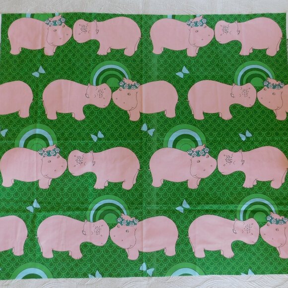 VTG groovy Katashas Unusuals wrap skirt fabric Schumacher decorator material 1yd - Picture 3 of 16